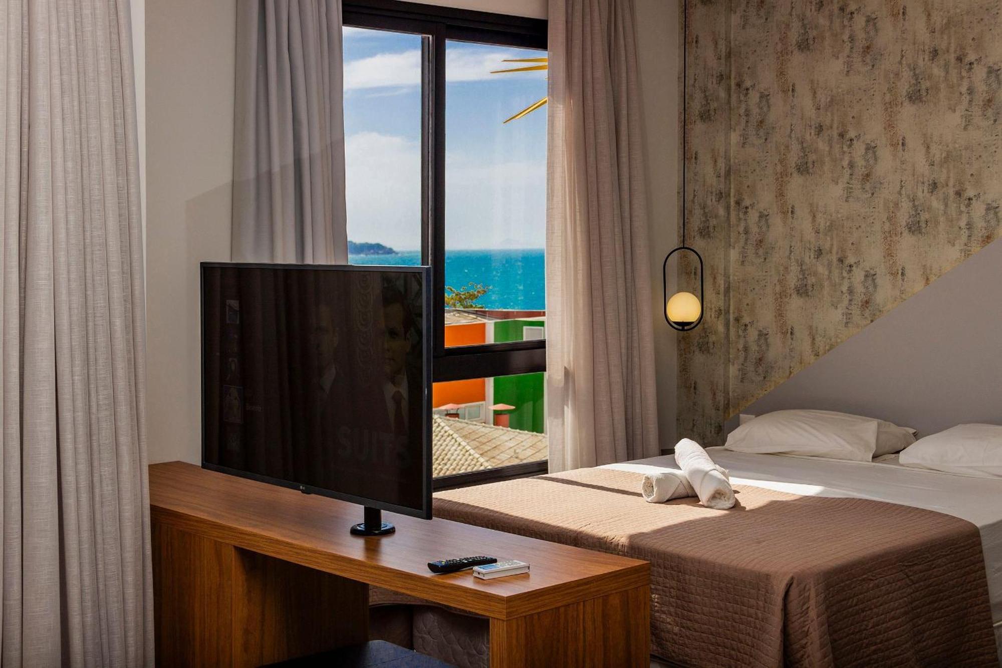 Aion Suites 303 - Lindo Apartamento Com Vista Para O Mar, A 60M Da Praia De Bombinhas, Com Piscina E Academia No Rooftop. Bagian luar foto